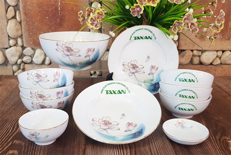 Bộ Đồ Ăn In Logo Quà Tặng