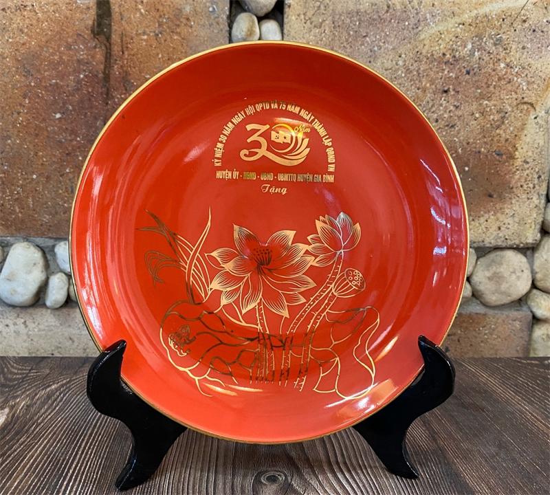 Đĩa Sứ Trưng Bày in Logo