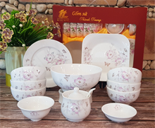 Bộ Đồ Ăn 12 Sản Phẩm Hoa Bướm