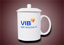 Cốc Nắp Quai C In Logo